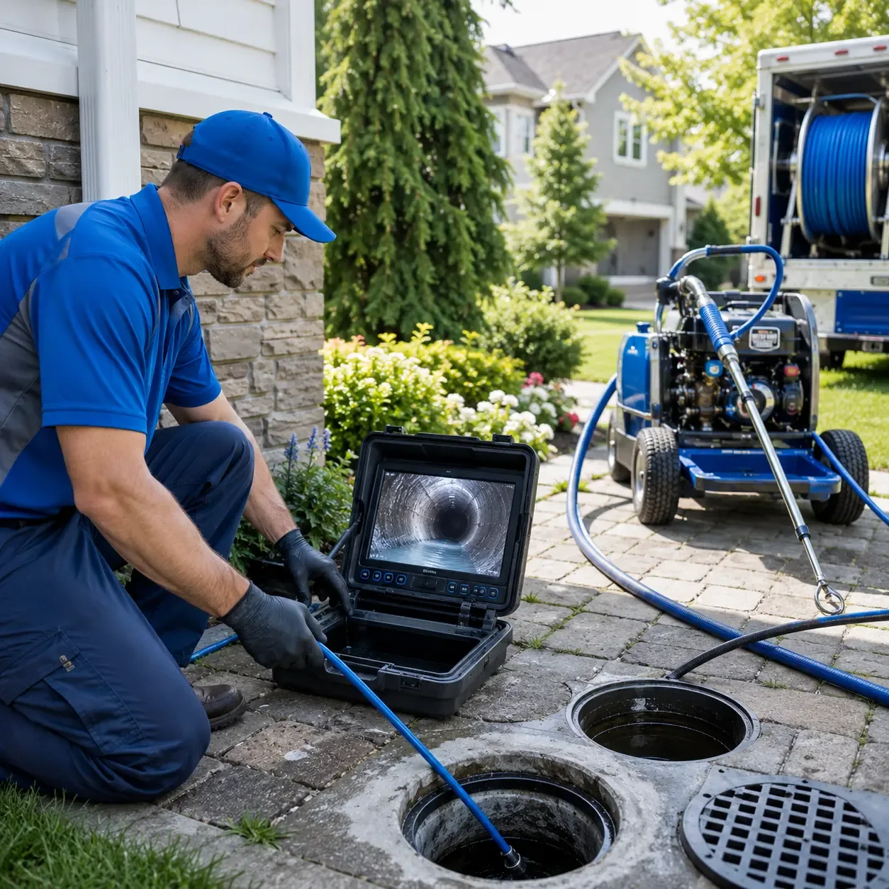 Outdoor drain cleaning professionals serving Clinton, OH